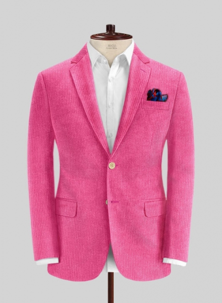 Fusica Pink Corduroy Suit