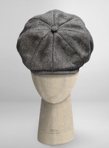 Thomas Shelby Peaky Blinders Gray Tweed Newsboy Cap