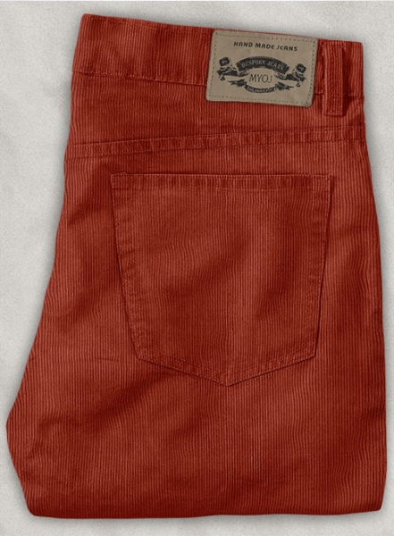 Burnt Sienna Corduroy Jeans