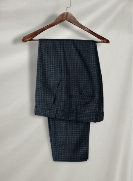 Reda Blue Cerez Tweed Pants