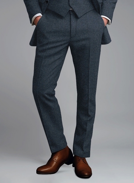 Light Weight Bond Blue Tweed Suit