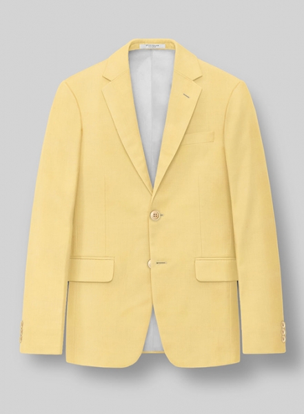 Scabal Yellow Wool Jacket