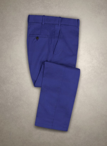 Caccioppoli Cotton Drill Cobalt Blue Suit