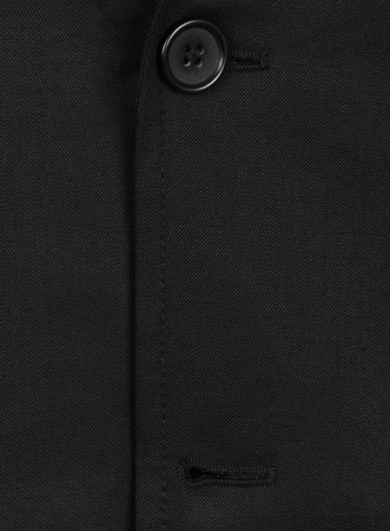 Black Merino Wool Manhattan Style Sports Coat