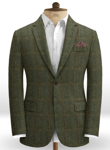 Harris Tweed Country Green Jacket