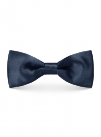 Blue Satin Bow