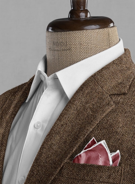 Rust Herringbone Tweed Suit