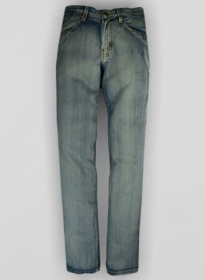 Mud Blue Vintage Wash Jeans - Look # 128