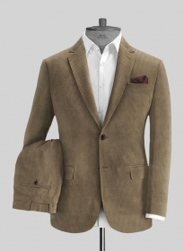 Dark Beige Corduroy Suit