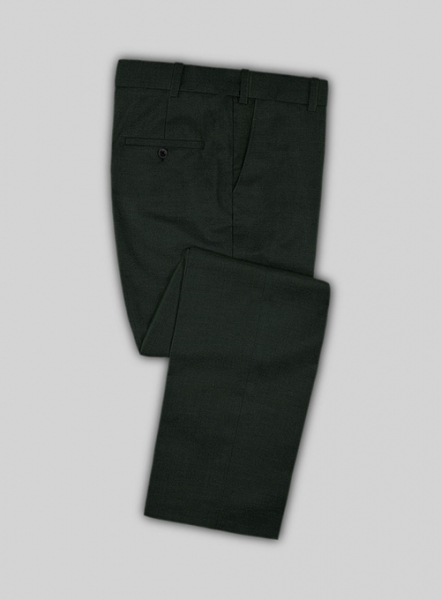 Stretch Green Wool Suit