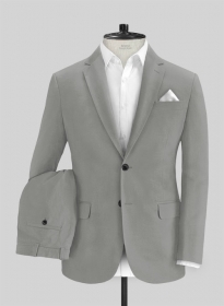 Dark Gray Stretch Chino Suit