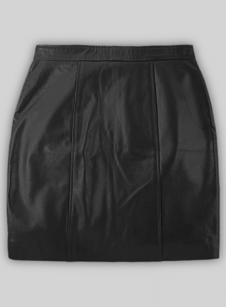 Button-Up Leather Skirt - # 121