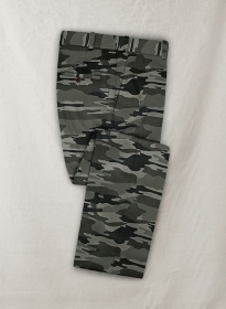 Gray Stretch Camo Pants