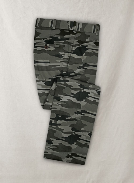 Gray Stretch Camo Pants