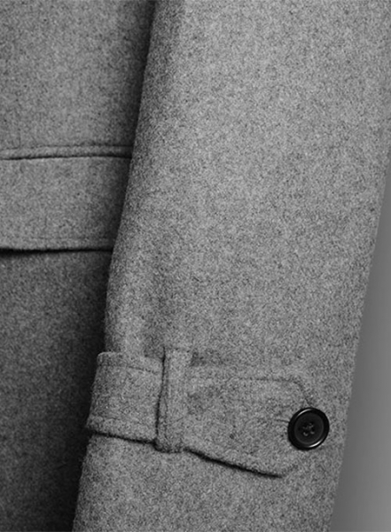 Plain Gray Tweed Overstyle Jacket