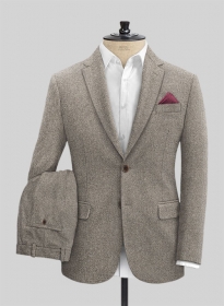 Light Weight Brown Tweed Suit