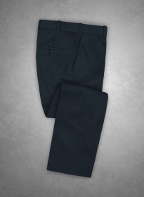 Caccioppoli Cotton Gabardine Dark Blue Pants