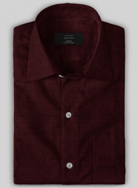 Filafil Poplene Burgundy Shirt