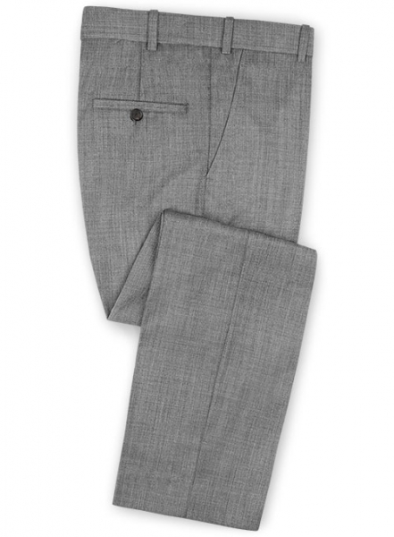 Light Gray Pick & Pick Wool Suit