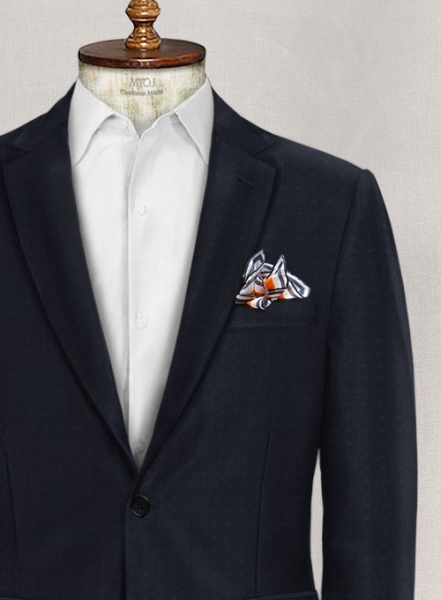 Napolean Polka Blue Wool Jacket