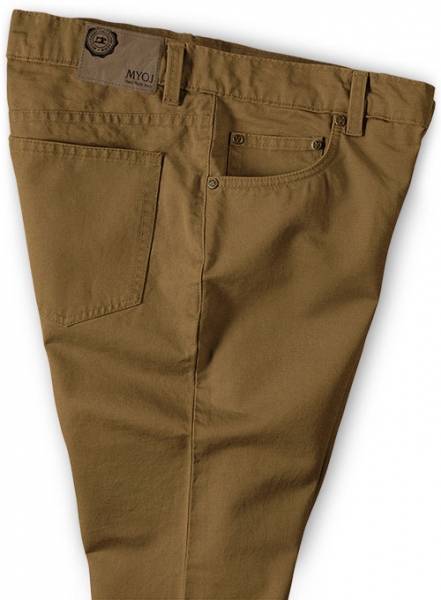 Rust Stretch Chino Jeans