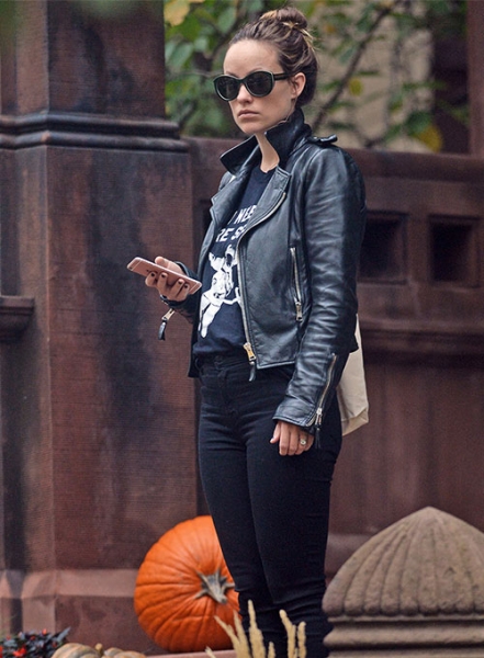 Olivia Wilde Leather Jacket