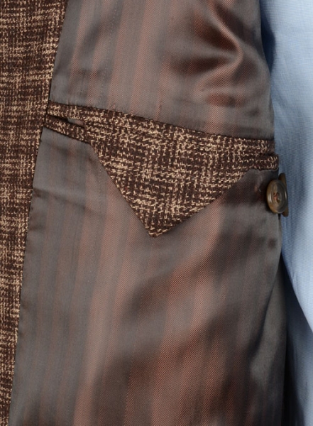 Maze Brown Tweed GQ Trench Coat