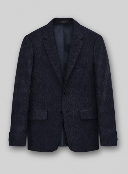 Solbiati Deep Blue Seersucker Jacket