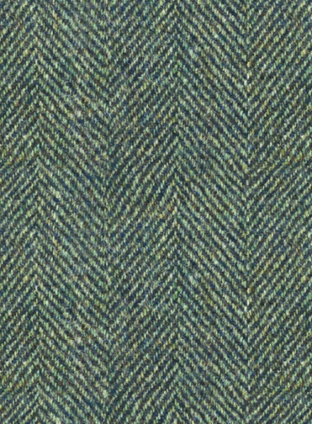 Harris Tweed Wide Herringbone Green Suit