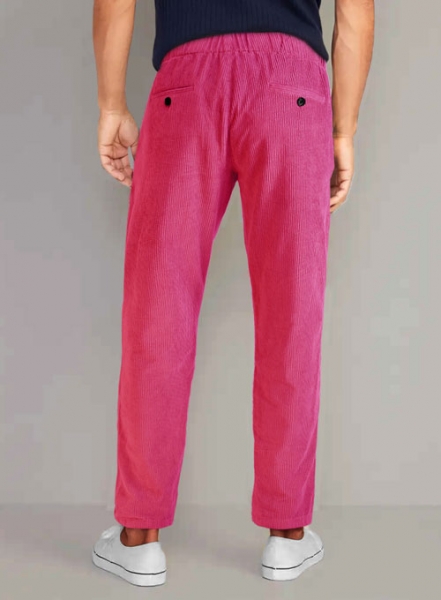 Easy Pants Fusica Pink Corduroy