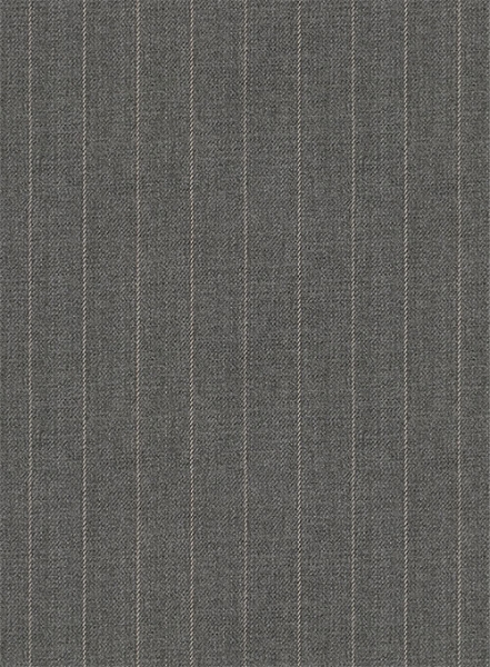 Chalkstripe Wool Light Gray Suit