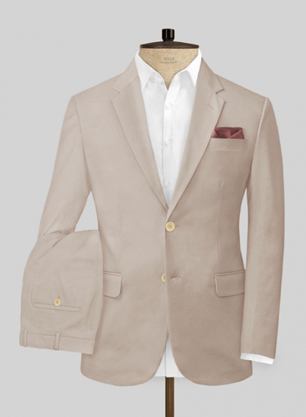 European Khaki Chino Suit