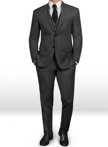 Reda Worsted Dark Gray Pure Wool Suit