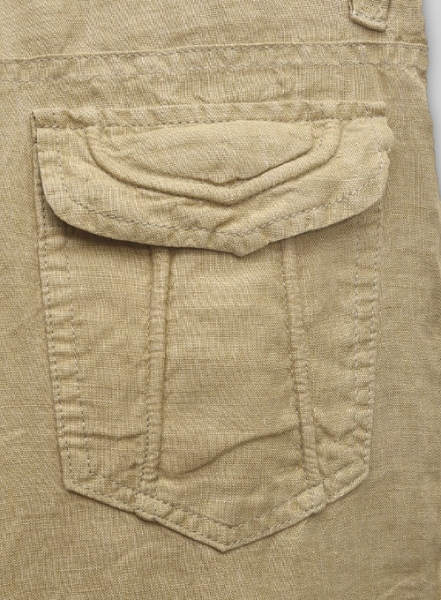 Linen Cargo Pants - #350