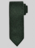 Tweed Tie - Bottle Green Herringbone