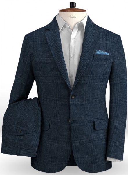 Solbiati Navy Prince Linen Suit