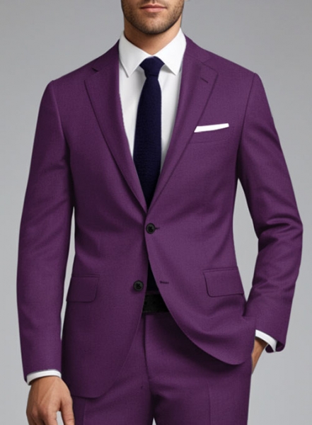 Scabal Hot Purple Wool Jacket