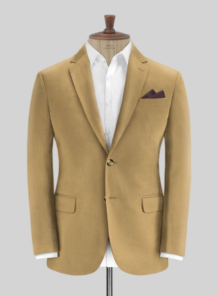 Khaki Stretch Chino Jacket