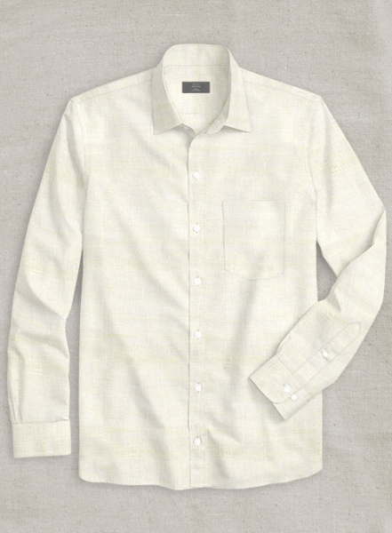 Dublin Cream Linen Shirt