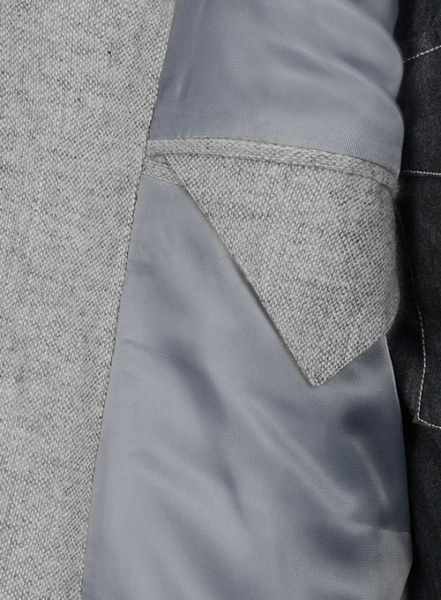 Light Weight Light Gray Tweed Jacket