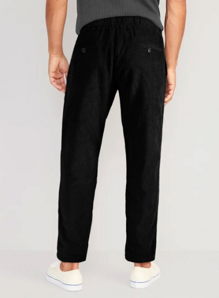 Easy Pants Black Corduroy