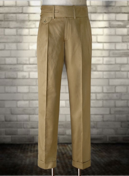 Double Gurkha Wool Trousers