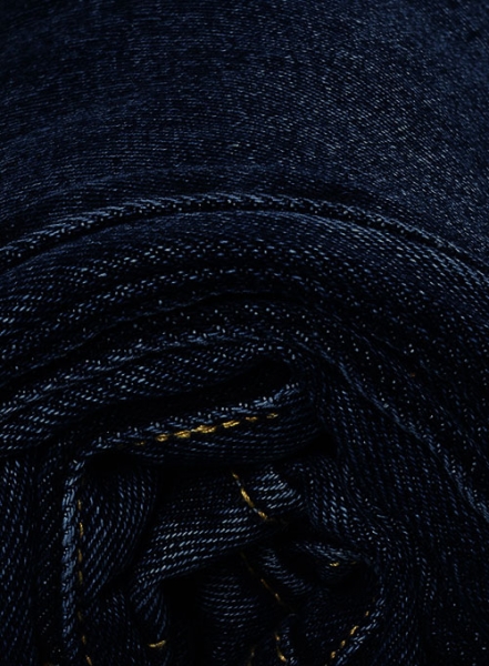 Dark Blue 14.5oz Heavy Denim Jeans - Hard Wash