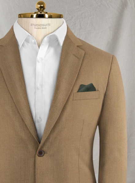 Reda Sandrift Khaki Wool Suit