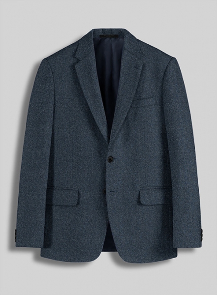 Light Weight Bond Blue Tweed Jacket