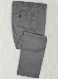 Frosted Mid Gray Terry Rayon Pants