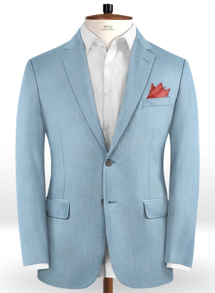 Scabal Antique Blue Wool Suit