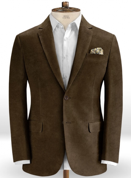 Dark Brown Corduroy Suit