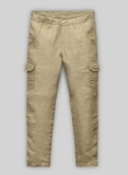 Linen Cargo Pants - #350