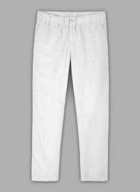 Easy Pants White Corduroy